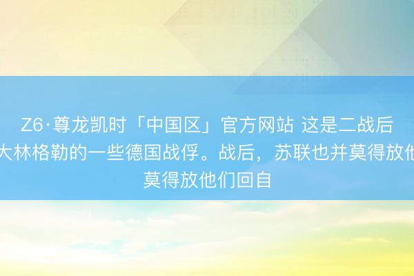 Z6·尊龙凯时「中国区」官方网站 这是二战后苏联斯大林格勒的一些德国战俘。战后，苏联也并莫得放他们回自