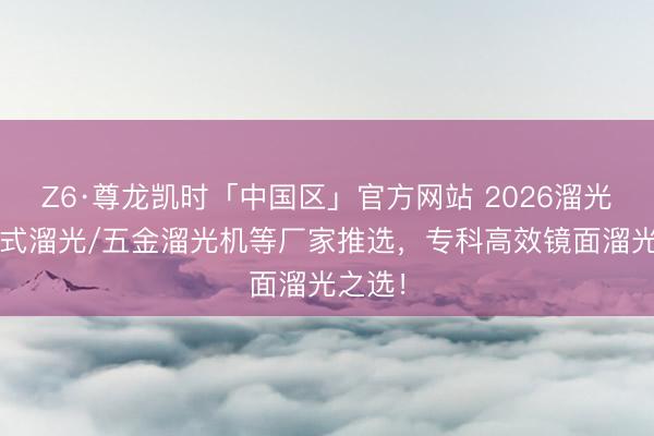 Z6·尊龙凯时「中国区」官方网站 2026溜光机/干式溜光/五金溜光机等厂家推选，专科高效镜面溜光之选！
