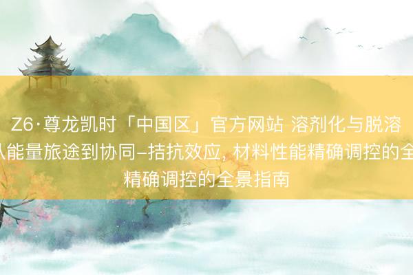 Z6·尊龙凯时「中国区」官方网站 溶剂化与脱溶剂化: 从能量旅途到协同-拮抗效应， 材料性能精确调控的全景指南