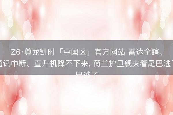 Z6·尊龙凯时「中国区」官方网站 雷达全瞎、通讯中断、直升机降不下来， 荷兰护卫舰夹着尾巴逃了