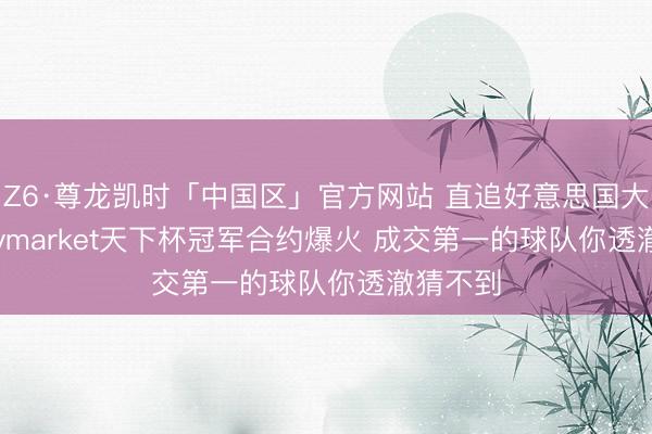 Z6·尊龙凯时「中国区」官方网站 直追好意思国大选! Polymarket天下杯冠军合约爆火 成交第一的球队你透澈猜不到